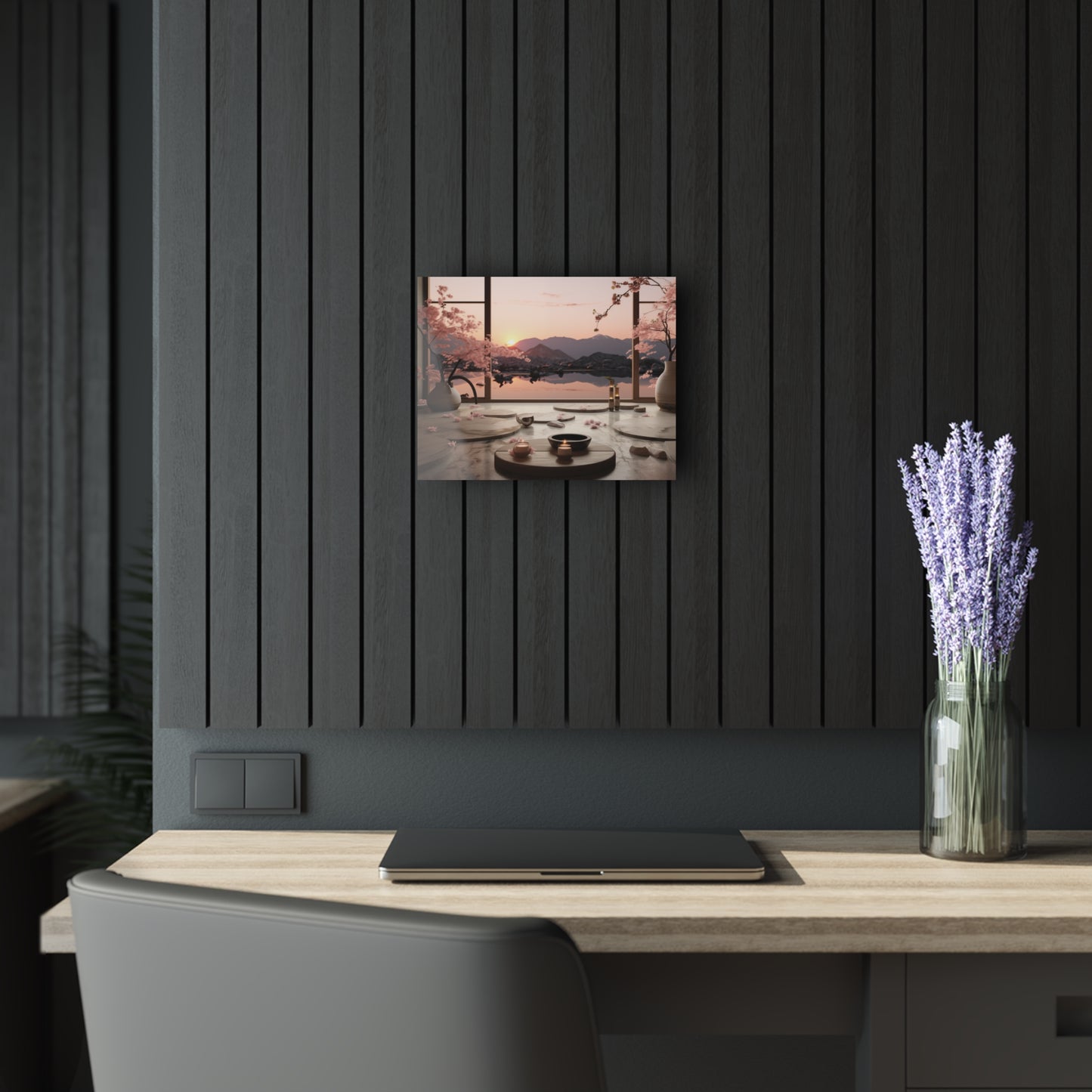 Acrylic Prints (French Cleat Hanging)  - Sunset Jap Zen