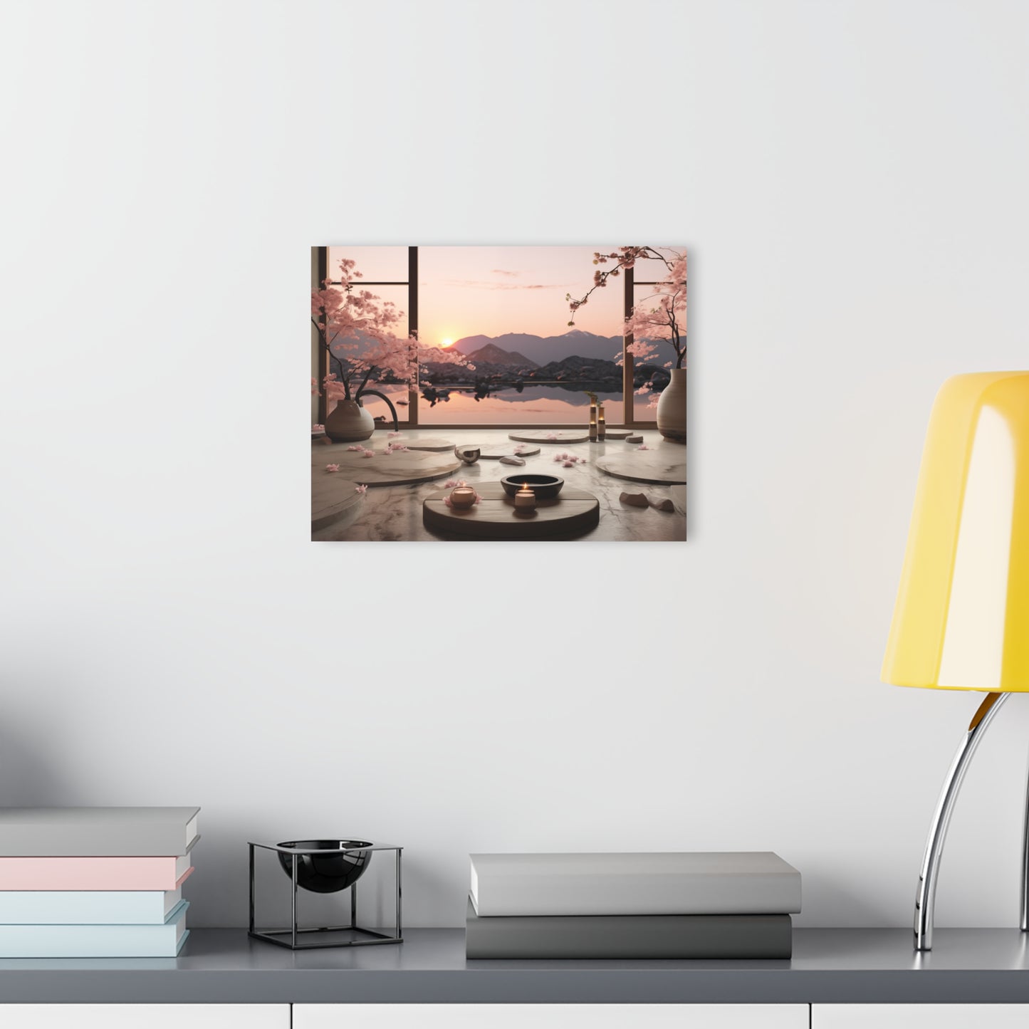 Acrylic Prints (French Cleat Hanging)  - Sunset Jap Zen